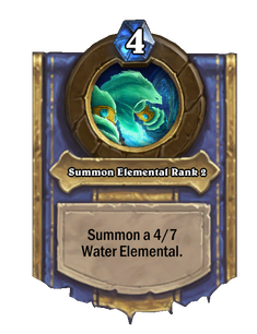 Summon Elemental Rank 2