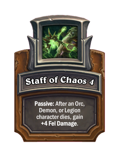 Staff of Chaos {0}