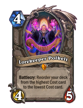 Lorekeeper Polkelt - New Hearthstone Wiki