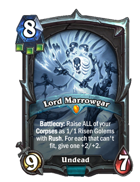 Signature Lord Marrowgar featuring an unique frame
