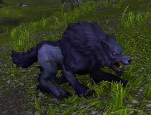 A worg in World of Warcraft
