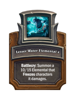 Lesser Water Elemental {0}