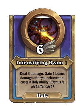 Intensifying Beam 1