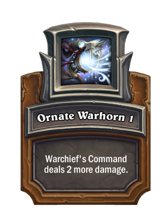 Ornate Warhorn 1