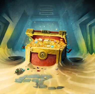 Uldum Treasure Cache, full art