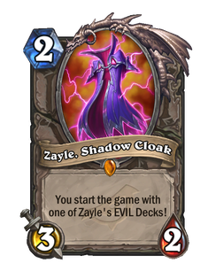 Zayle, Shadow Cloak