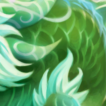 Jade Scales of Rebirth {0}, full art
