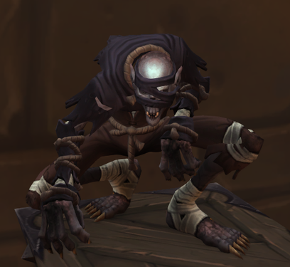 An ash ghoul in World of Warcraft