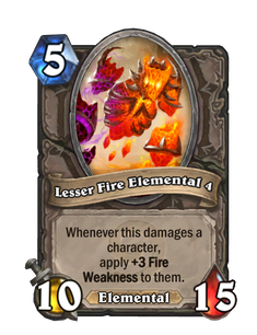 Lesser Fire Elemental {0}