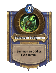 Balanced Judgment