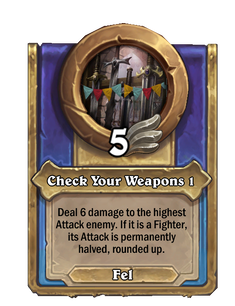 Check Your Weapons 1