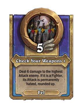 Check Your Weapons 1