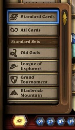 Viewing card sets, prior to Patch 21.0.0.88998
