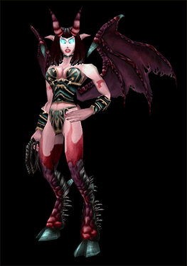 A succubus in World of Warcraft