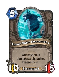 Lesser Water Elemental {0}