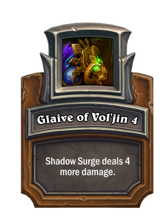 Glaive of Vol'jin {0}