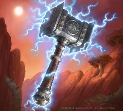 Equip Charged Doomhammer, full art