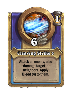 Cleaving Strike 3