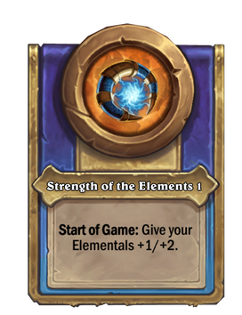 Strength of the Elements {0}