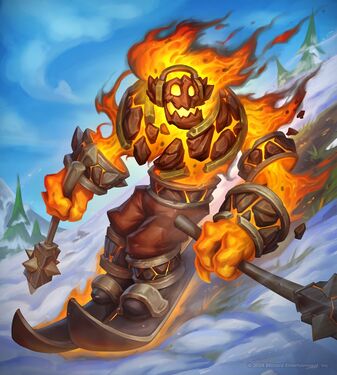 Ski Ragnaros, full art