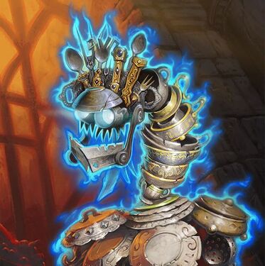 Silverware Golem, full art