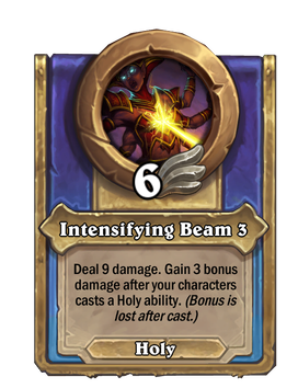Intensifying Beam 3