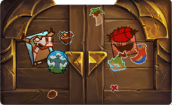 Door frame for countdown event