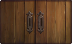 Door frame for countdown event