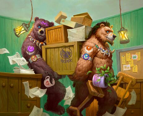 Handle with Bear, full art