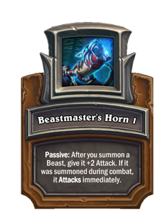 Beastmaster's Horn 1