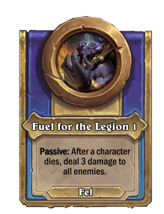 Fuel for the Legion {0}