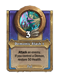 Demonic Slash {0}