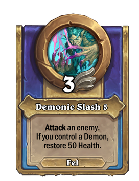 Demonic Slash {0}