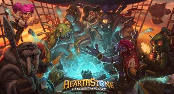 "Hearthstone goes Mobile" key art