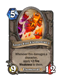 Lesser Fire Elemental 3
