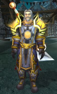 Tirion Fordring in World of Warcraft, near what later would become The Grand Tournament grounds